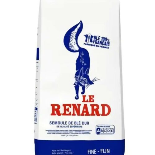 SEMOULE DE BLÉ DUR FINE  LE RENARD 5Kg
